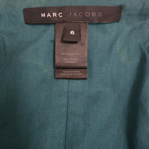 Marc Jacobs Floral Embroidered Jacket – Size 6 – Vintage/Archive – Green/Blue - Picture 10 of 11